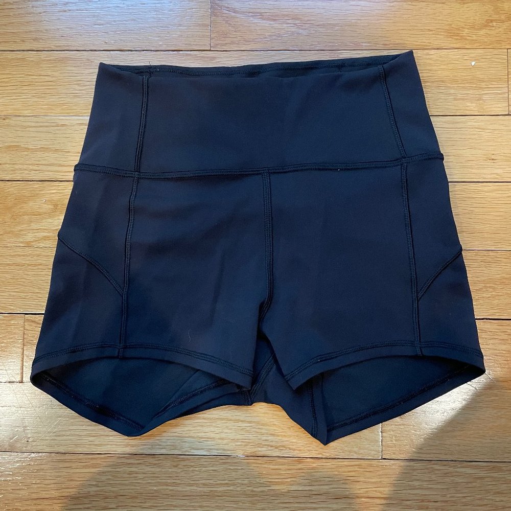 Lululemon | In Movement black Shorts | Size 4 Everlux 2.5" I shorts